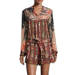Isabel Marant Tayler Paisley Romper size M